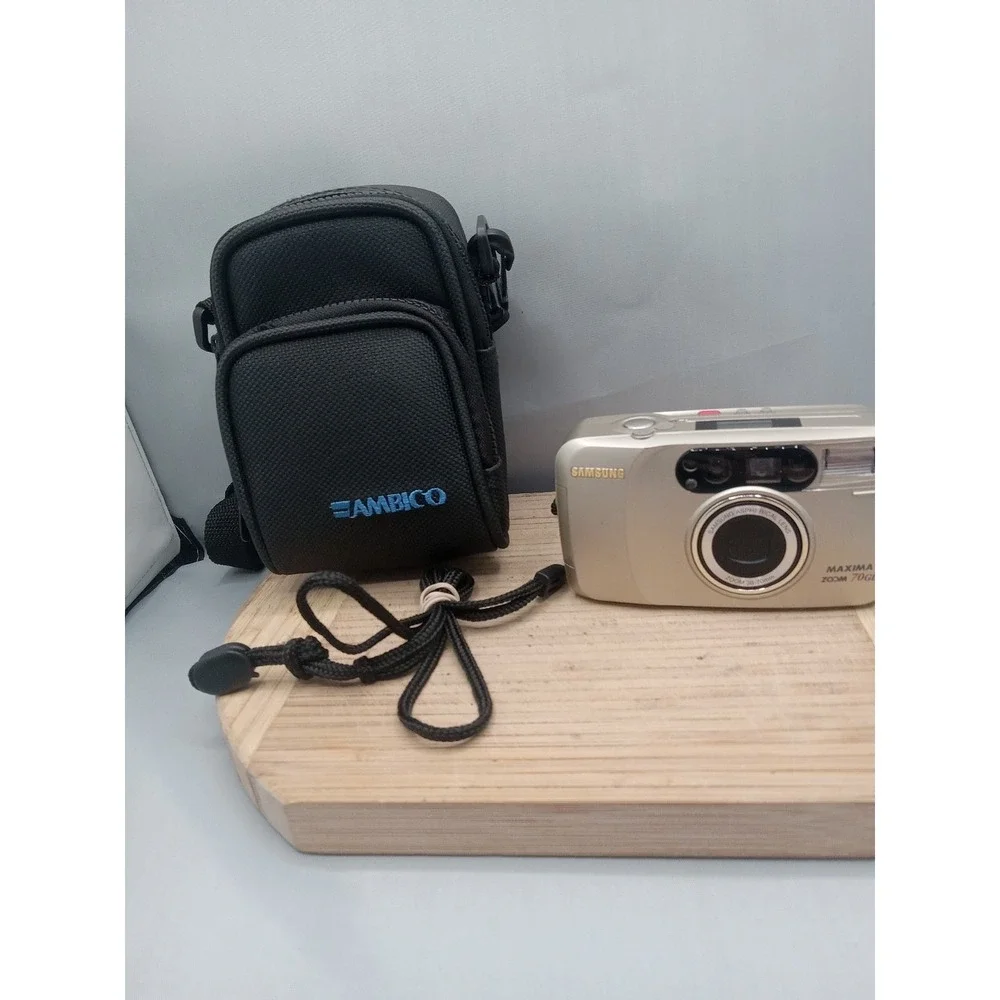 Samsung Maxima 80GL‎ 35mm Point & Shoot Film Camera FEW BLEMISHES Tested Works